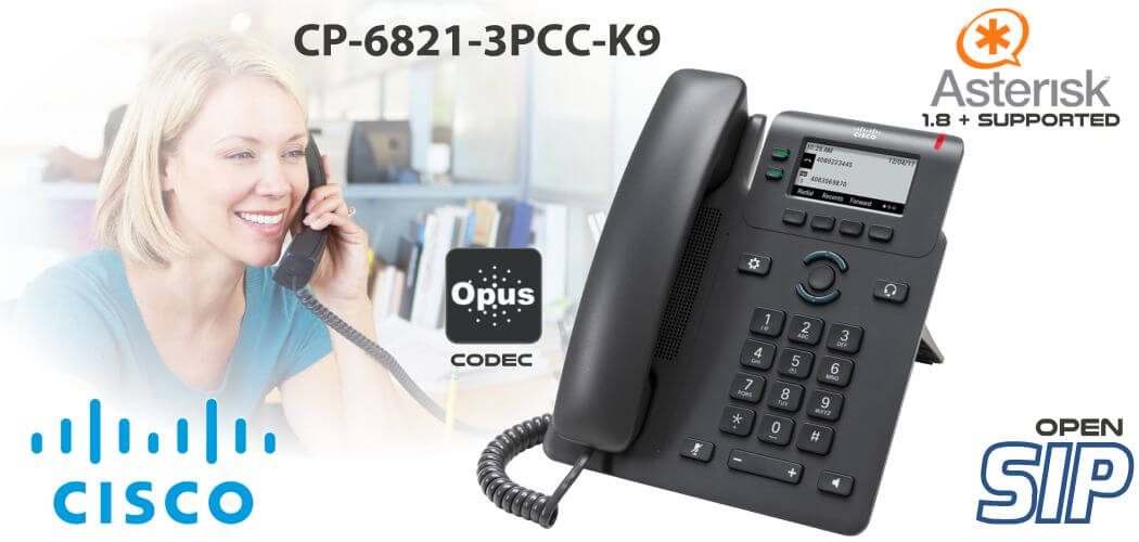 Cisco Sip Phone Cp 6821 3pcc K9 Accra