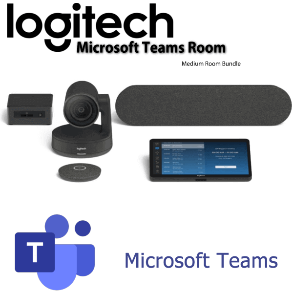 Afgrond Gehoorzaam zingen Logitech Tap Microsoft Teams Medium Room Video Conferencing Bundle.
