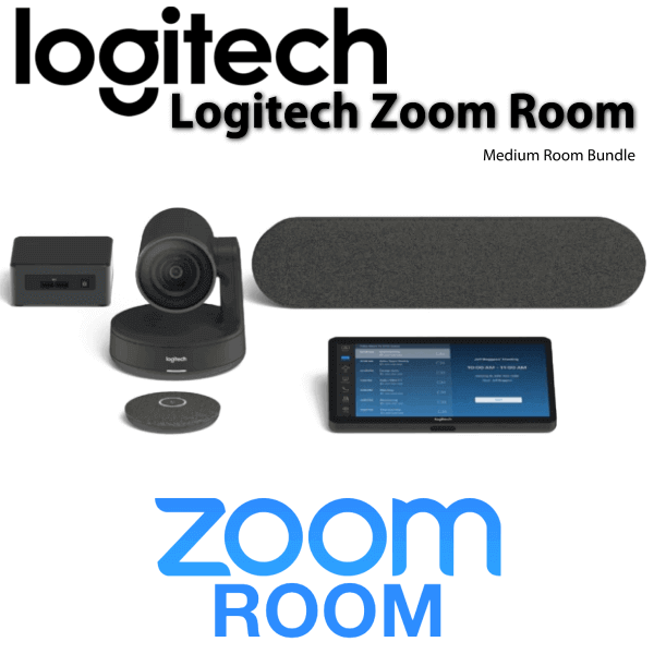 Logitech, Base Room Bundle, Zoom Rooms, Tap Cat5e, Intel NUC