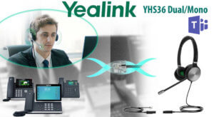 Yealink Yhs36 Micrsoft Teams Wired Headset Accra