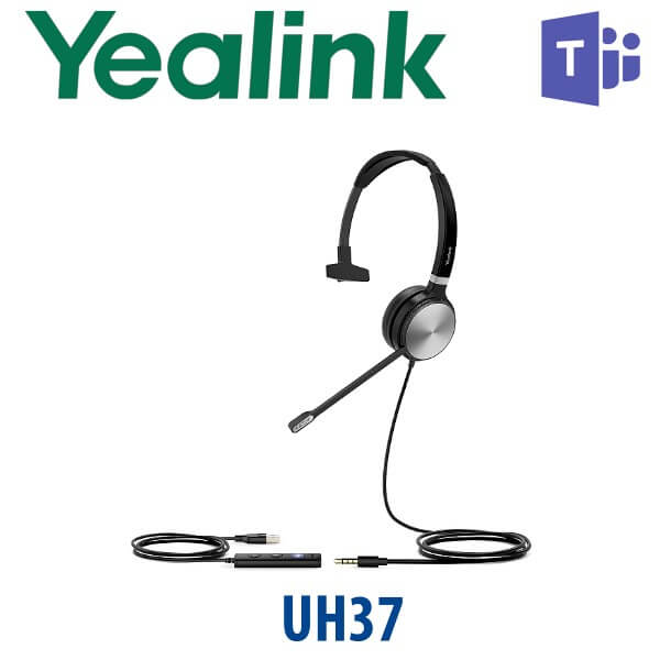 USBヘッドセットYealink UH37 Dual Teams